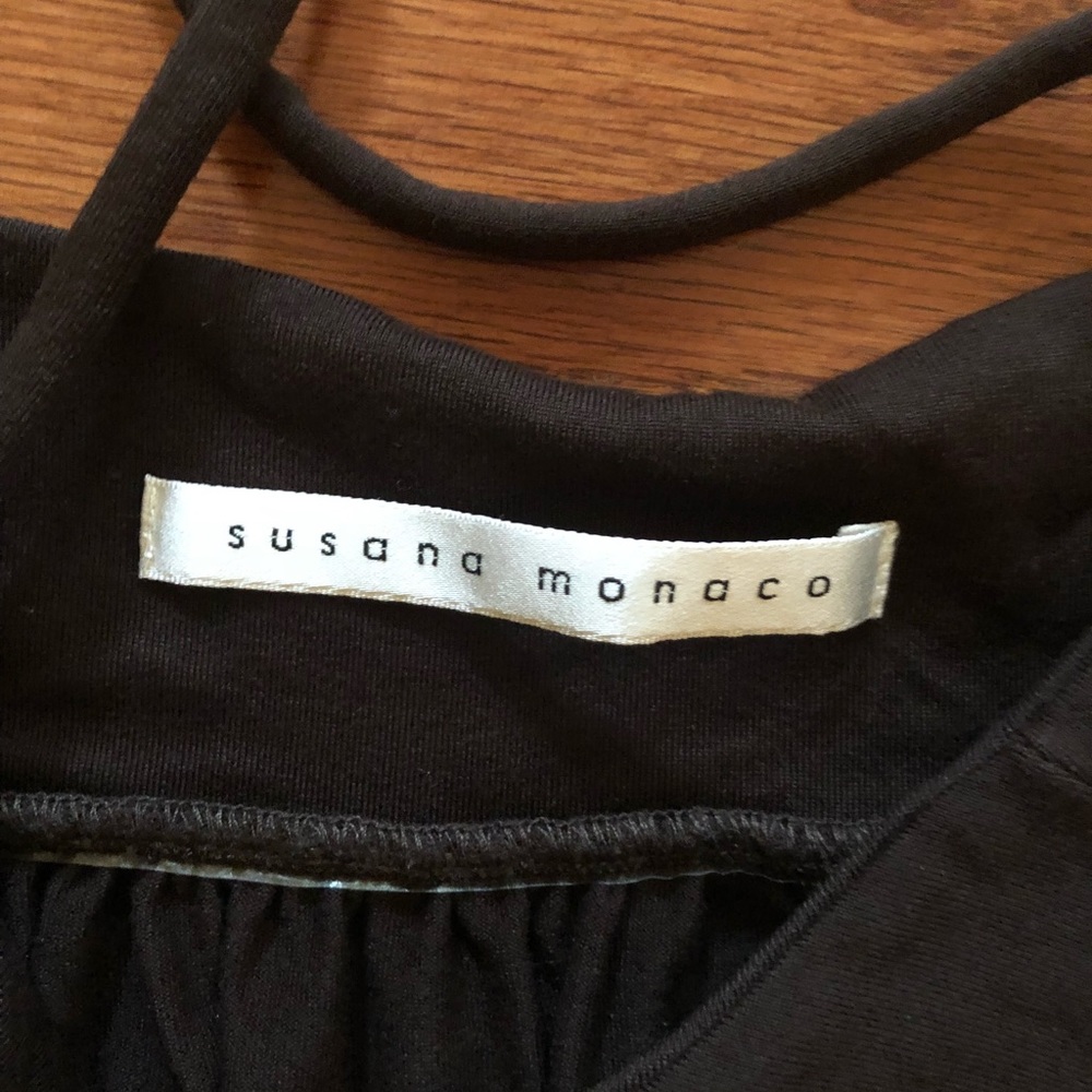 Susana Monaco Brown Casual Maxi Dress